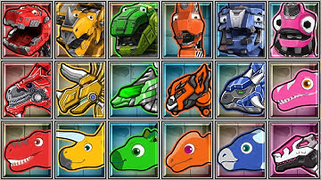 Dino Trux + Jurassic Dig + Dino Robot Corps - IRex - Triceratops - Stegosaurus - Apatosaurus - Ank37