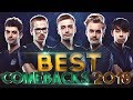 BEST COMEBACKS of 2018 - Dota 2