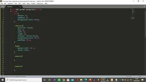 Como Hacer una cabecera fija con html y css (Sencillo y Util)