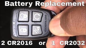 How To Replace The Key Fob Battery In Your CA 5054 CATX4 using one CR2032 instead of two CR2016