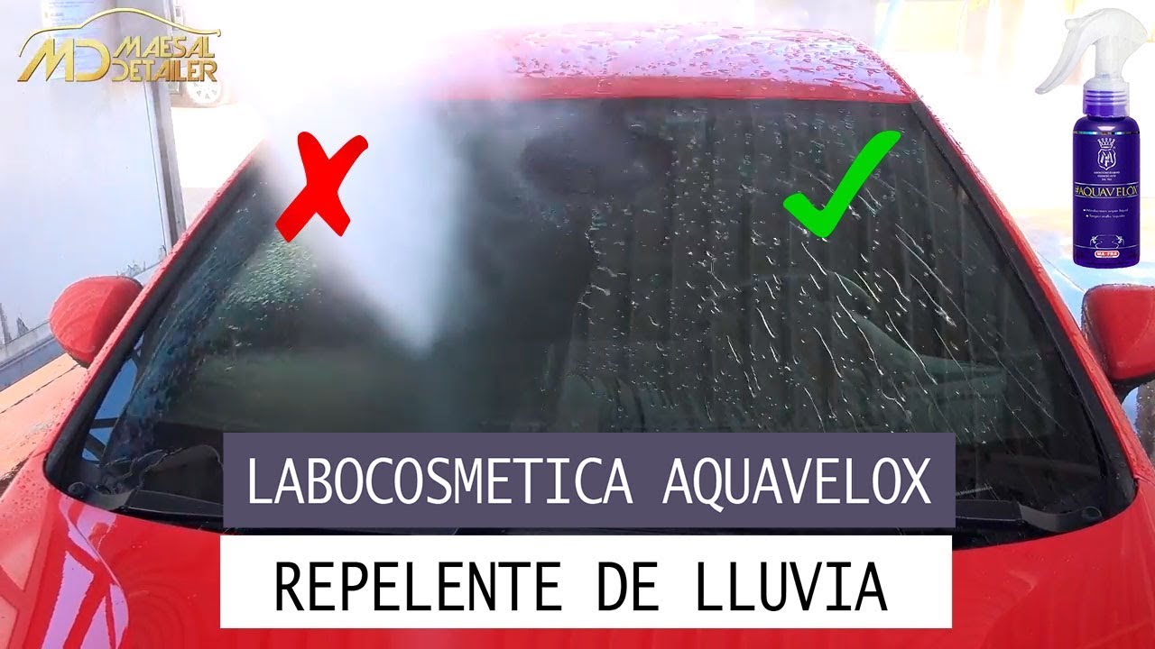 Pegatina repelente de lluvia