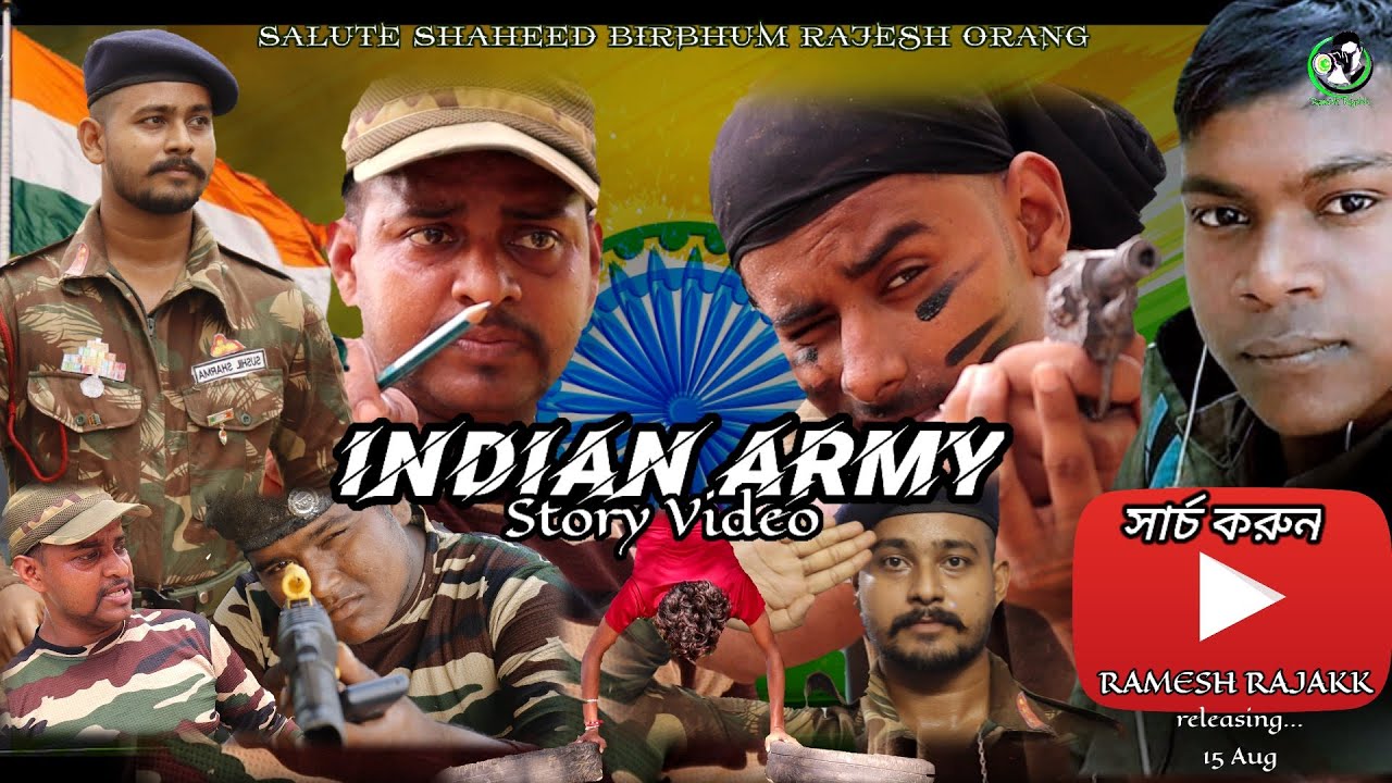 Indian Army Story Video | Shaheed RajeshOrang | Sudam Mahara | Raju ...