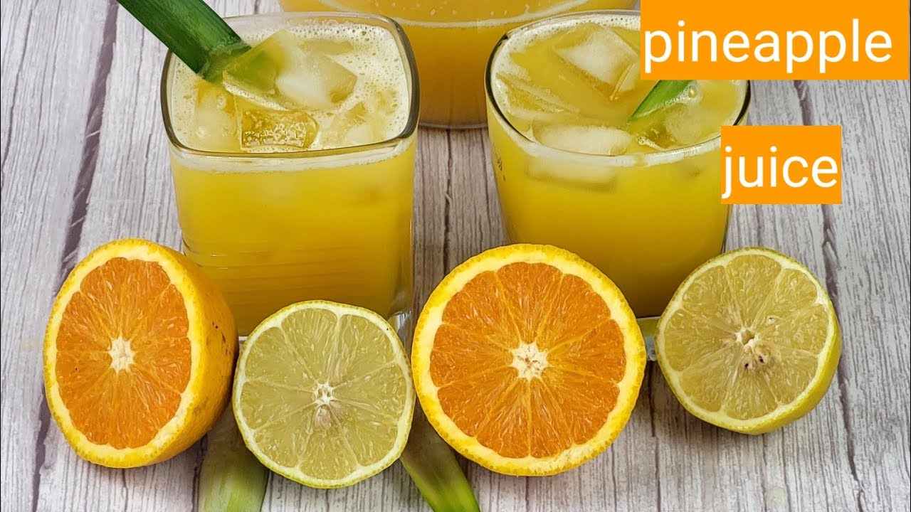 How to make Pineapple Juiceburn belly fat YouTube