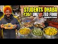 Top Food Critic Eating Food at Student Dhaba in Chandigarh | Indian Street Food