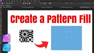 How to Create a pattern fill in Affinity Photo or Designer - Serif Affinity Tutorials
