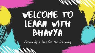 Drawing From Letters Learn With Bhavya.....