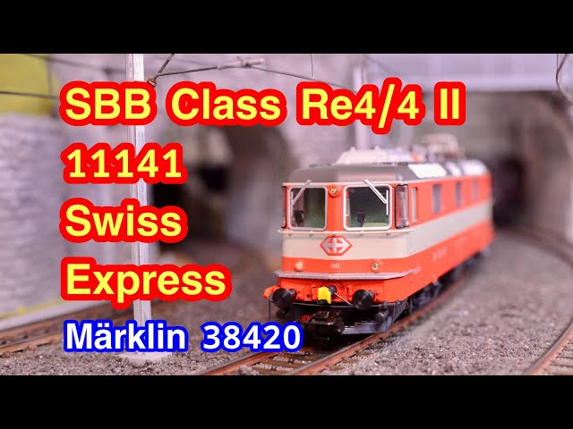 🇨🇭#SBB Class #Re 4/4 Ⅱ 11141 #Swiss #Express #märklin #38420