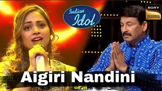 Jyotirmayee Nayak क Aigiri Nandini शलक Song प Energetic Performance Indian Idol New Episode