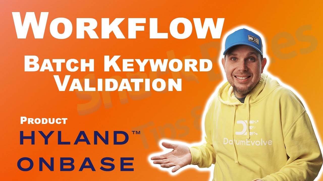 OnBase Snack Bytes Tips & Tricks - Entertaining OnBase Training