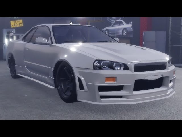 TOKYO AUTO SALON限定 R34 GT-R Z-tune Kyosho 1:12 Nissan Skyline GT-R Nismo Z-Tune (R34) silver