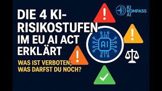 Die 4 KI-Risikostufen im EU AI Act erklärt – Was ist verboten, was darfst du noch