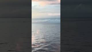 NCL Encore Panama cruise https://en.wikipedia.org/wiki/Central_America Pacific side sunrise
