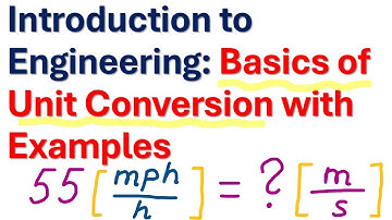 Introduction to Engineering: Basics of Unit Conversion