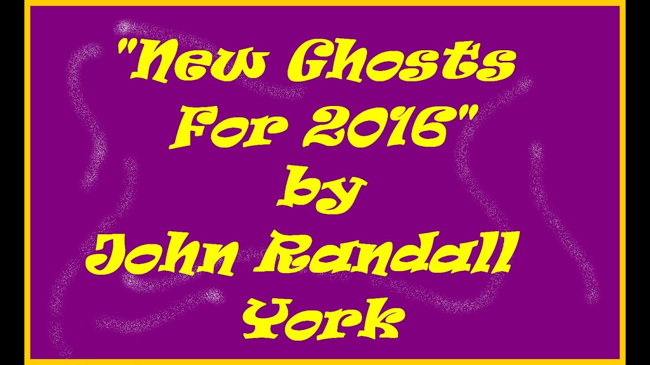 New Ghosts For 2016 Time Lapse Drawing by John Randall York