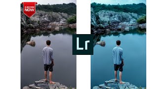 Lightroom moblie Blue water Editing tutorial lightroom blue tone screenshot 4
