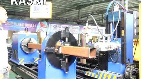 8 axis square pipe cutting beveling machine KR-XF8