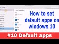 #10 Default apps in windows 10 Computer/Laptop/PC in Hindi