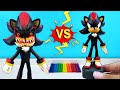 ШЕДОУ СОНИК и ЗЛАЯ форма Shadow.exe ► герой игры Sonic Boom / Лепим фигурки из пластилина с Лепка ОК