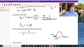 Hypothesis Testing, Ex 2
