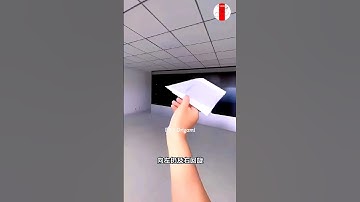 How To Make a Returning Boomerang Airplane 🤩✈️🪃 , Paper Plane That Comes Back Easily #shorts #craft