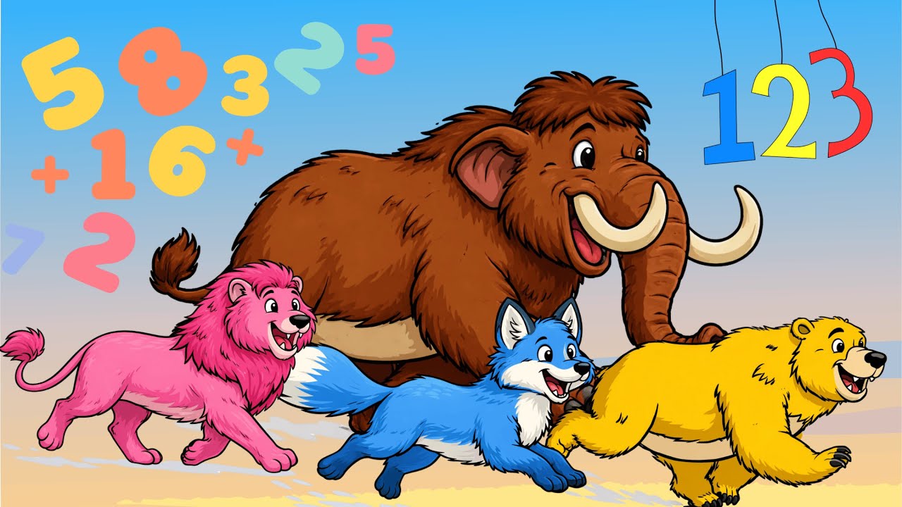 🦁🔢 Safari Animals Numbers Song | Count 1–26 with Animals for Kids | Jumpy Jungle TV