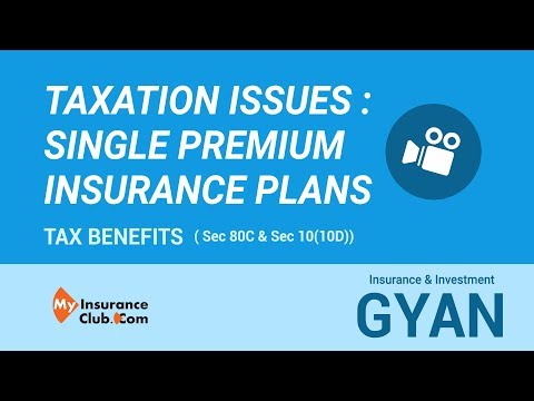 Taxation issues in Single Premium Life Insurance Plans