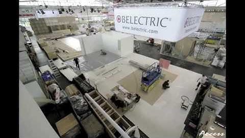 Booth construction time lapse