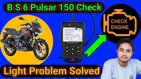 pulsar 150 bs6 check Engine light problem.🙏