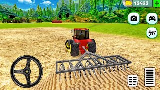 Real Tractor Driver Simulator 3D - Farming Tractor Plowing Wheat Fields - Android Gameplay screenshot 5