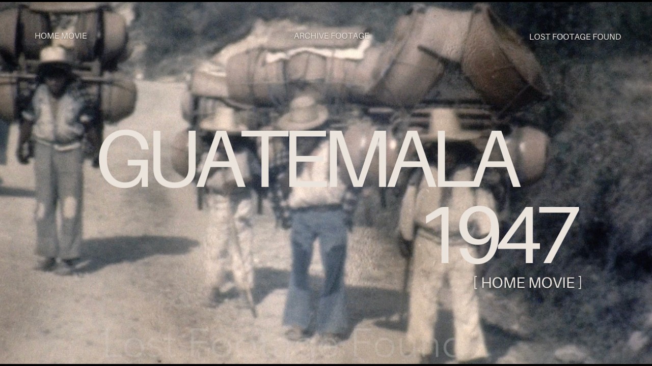 Rare 1947 Guatemala Military Footage 🇬🇹 | 16mm Home Movie – U.S. & Guatemala Armed Forces