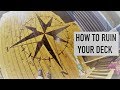 Large-scale Freehand Wood burning my deck Large-scale Freehand Wood burning my deck