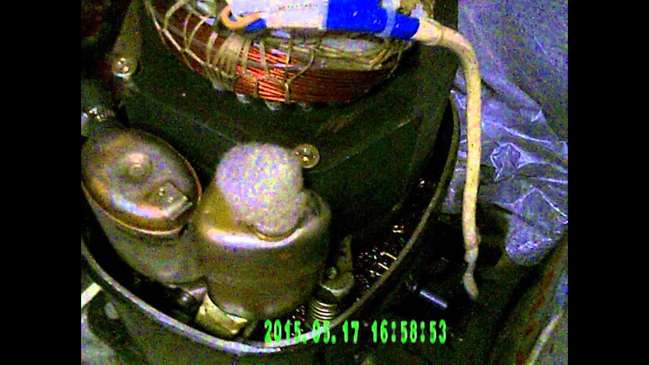 Компрессор из компрессора от кондиционера. - YouTube