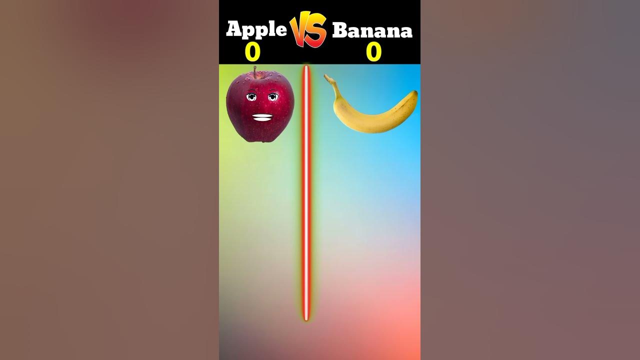 Apple Vs Banana Shorts Youtube