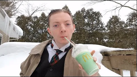 The COLDEST McDonald's Shamrock Shake I'll Ever Review!