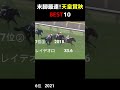 【競馬データ】天皇賞秋上がり3F最速BEST10　#Short