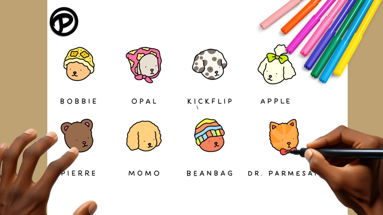 Como desenhar os Personagens de Bobbie Goods Passo a passo - YouTube