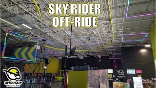 Sky Rider Off-Ride Footage, Urban Air Adventure Park (Waterbury, CT) Zipline Coaster | Non-Copyright