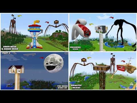 COMPILATION of BEST SHIN GIANT MONSTERS in Minecraft 🐲| part-1 | Coffin Meme Gameplay