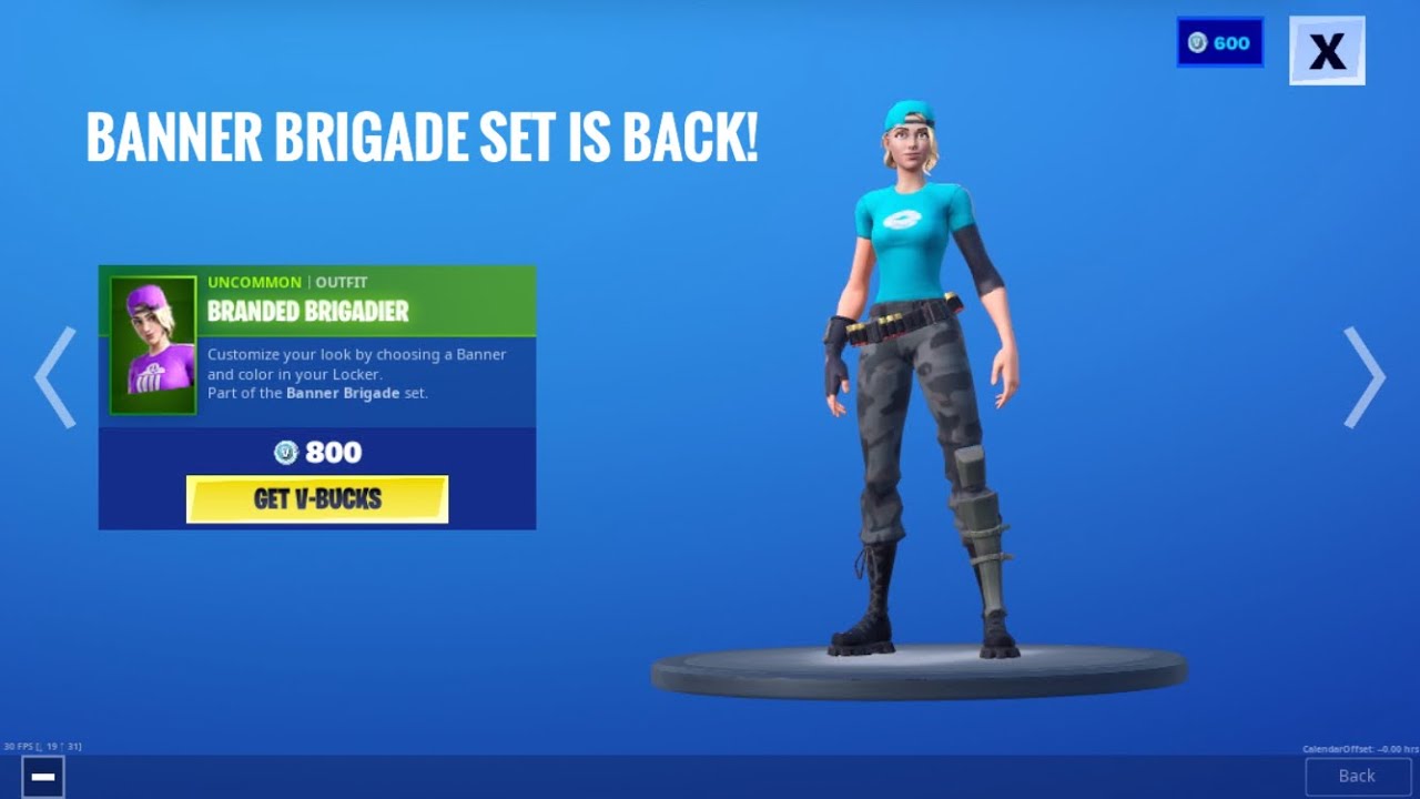 BANNER BRIGADE SET IS BACK! October 16, 2019