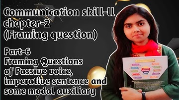 communication skill 2nd 4th semester chapter 2 Framing Questions part 6 polytechnic A plus Point