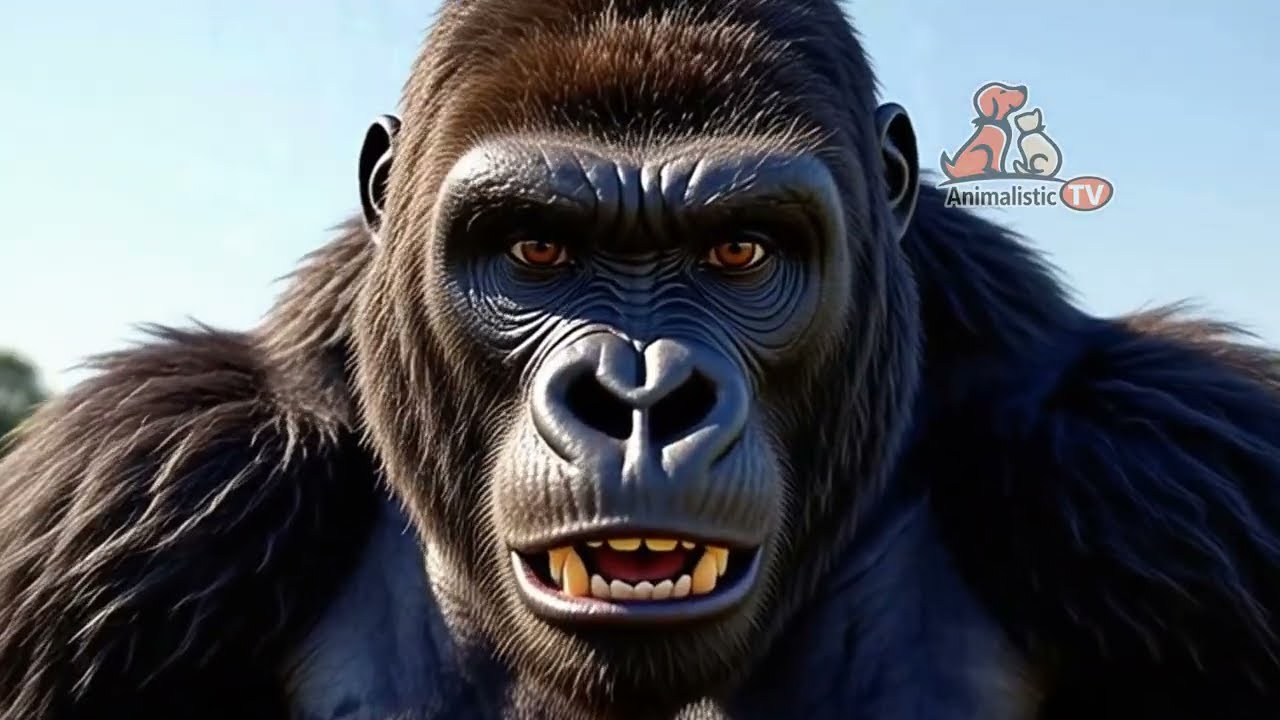 CHECK OUT HOW A GORILLA DEALT WITH A PRIDE OF LIONS