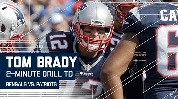 Tom Brady Leads a Perfect 2-Minute Drill for the TD! | Bengals vs. Patriots | NFL
