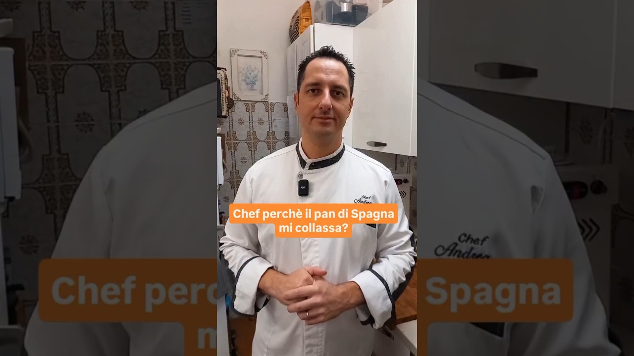 Chef perch&egrave; il pan di spagna mi collassa?Scopriamolo! www.andreadigiglio.it