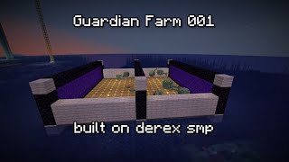 AFK Guardian Farm on our Minecraft world Wealth