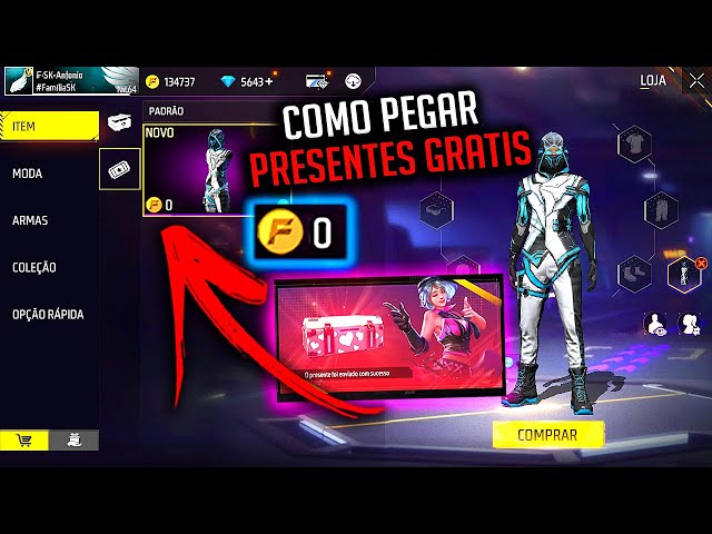 Como enviar Presentes no jogo? – Free Fire Suporte