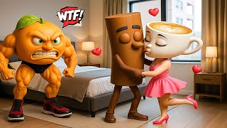 Ballerina Cappuccina Become Strong with Tung Tung Sahur in Granny House | Funny Horror Animation