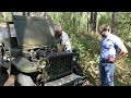 JEEP Willys ""сломался"" не хочет в OFF ROAD, пилот чинит быстро