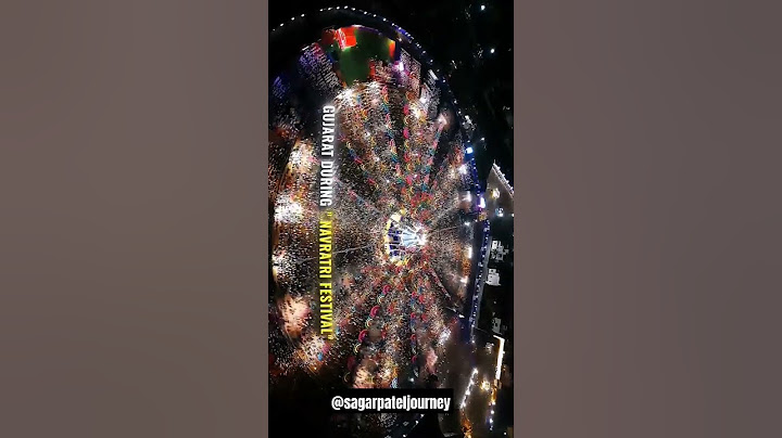 "Gujarat's Transformation: Normal Days vs. Navratri Festival Spectacle" #navratrifestival #gujarat