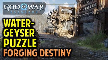 Destroy Nightmare Haunt to Release Lift | Forging Destiny: Water Geyser Puzzle | God of War Ragnarok