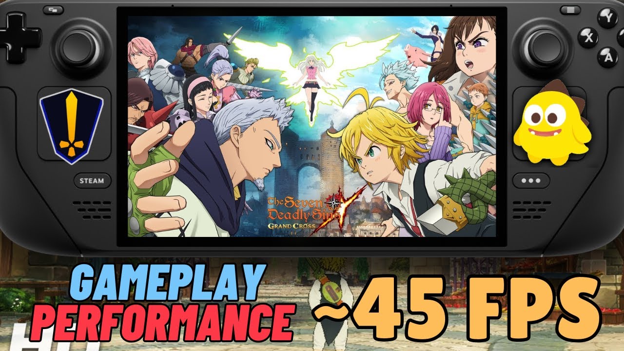 The Seven Deadly Sins: Grand Cross on Steam Deck | SteamOS | ~45